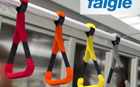 Variostrap hanging straps for railway vehicles